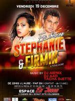 VENDREDI 19 DECEMBRE 
AINA FRANCE MALGACHE
presente
STEPHANIE &amp; FIRMIN 
22H à l’AUBE
DJ