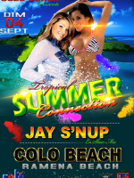Summer tropical connection avec Jay S'Nup au Colo Beach