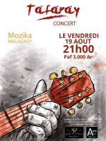 Tafaray - Mozika malagasy - en concert à l'Hotel de l'Avenue