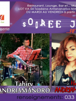 Tahiry Andriamanoro‍ & Haingo Andriamanantena‍ soirée jazz after work au TRASS Tsiadana‍