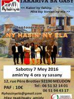 Takariva Ba Gasy avec Tarika Ny Hasin'ny Ela à Meudon