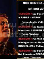 Talike Gellé‍ avec Voxtra au Eupen Muzik Marathon Belgique