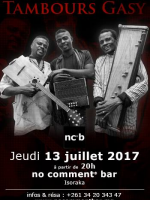 Tambour Gasy‍ en concert No Comment Bar Isoraka