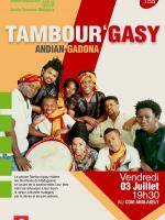 Tambour'Gasy Andian-gadona en concert au CGM Analakely