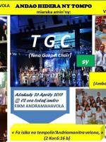 Tana Gospel Choir sy Amboaram-Peo Manga au FJKM Andramahavola