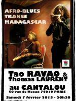 Tao Ravao et Thomas Laurent en concert au Cantalou Paris