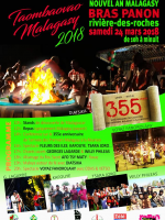 Taom-baovao Malagasy 2018 - Salle polyvalente de Bras Panon La Réunion‍