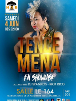 Tence Mena en showcase à la Salle Le 164 Marseille