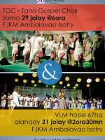 TGC - Tana Gospel Choir & VLM Hope 67 Ha - en concert FKM Ambalavao isotry