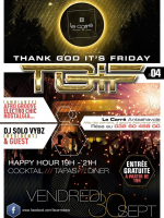 TGIF - Thank God it's Friday - avec Dj Solo Vybz‍ - Carré Antsahavola‍