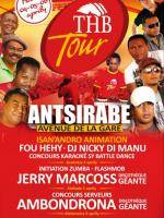 THB Tour à Antsirabe Avenue de la gare avec Fou Hehy, Dj Nicky, Dj Manu, Jerry Marcoss, AmbondronA