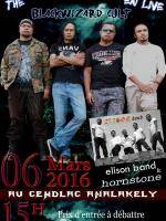 The blackwizard cult en live au Cmdelac Analakely avec Elison band & Hornstone