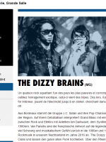 The Dizzy Brains en concert -  20ème édition du Festival des Artefacts -  La Laiterie Artefact