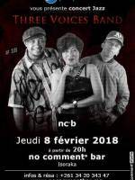 Three Voices Band en concert No Comment Bar Isoraka