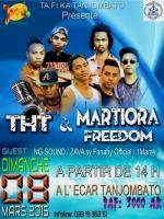 THT et Martiora Freedom en concert à l'Ecar Tanjombato