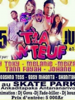 Tia m'teuf au Skate Park Ankaditapaka‍ avec Ny Toky‍ , Melanie Walker‍ , Meizah‍ , Tann Faya‍ & johane