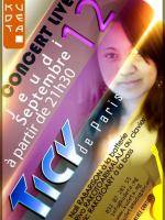 Tick de Paris en concert live au Kudeta