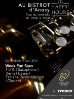 Titi R, Hents, Tahiana Randrianarison - Week end Saxo au Bistrot d'Anosy