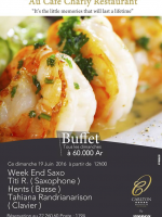 Titi R., Hents & Tahiana Randrianarison - Week end Saxo - Café Charly Restaurant