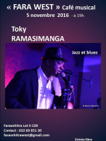 Toky Ramisamanga Quartet‍ - Jazz et blues au Fara West Faravohitra‍