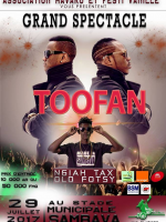Toofan‍ & Ngiah Tax Olo Fotsy‍ grand spectacle au Stade Municipal Sambava‍