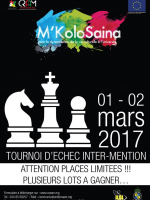 Tournoi echecs inter-mention - Espace Art Public (CRAAM) Ankatso‍