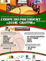 Tournoi national de basket ball coupe du président - Zone Centre