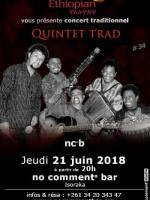 Quintet Trad en concert No Comment Bar Isoraka