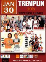 Tremplin avec Antsa, Hazomanga, Jo &amp; Do, Frango Trad au Vakok'Arts