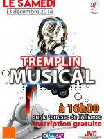 Tremplin Musical sur la terrasse de l'Alliance Française de Mahajanga