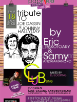 Tribute to Joe Dassin et Johnny Hallyday avec Eric Rakotoary et Samy Andriamanoro au Paprika