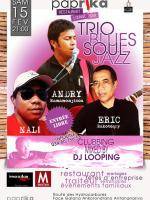 Trio Blues Soul Jazz avec Andry, Eric et Nali au Paprika