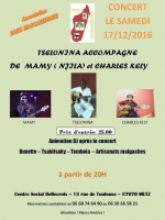 Tselonina‍ accompagné de Mam'Rakoto‍ & Charles kely‍ - Centre Social Petie Bois Metz‍