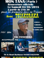 Tsiakoraka - réouverture officielle du Mon Tana Paris
