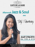 Tsiky Rabetokotany - afterwork Jazz & Soul au Café de la Gare Soarano