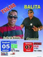 Tsiliva & Balita en concert Gymnase CRJS Toamasina - Night Club Pattaya Toamasina