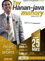 Tsy hanan-java mahory Palais des Sports Mahamasina