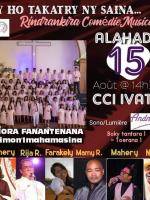 Tsy ho takatry ny saina Rindrankira Comedie musicale CCI -  Centre de Conférence Internationale Ivato Fara kely, Mamy Robinson, Fenohery, Rija ramanantoanina, Mahery