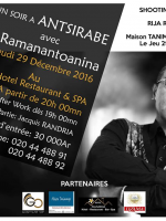 Un soir à Antsirabe avec Rija ramanantoanina‍ au Plumeria Hotel Restaurant Antsirabe