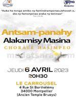 Antsam-panahy Alakamisy masina Chorale Hasimpeo - Le Carrousel Montpellier