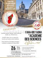 Faha-100 taona "Académie des science" d'Outre-mer Grand Amphithéâtre Sorbonne