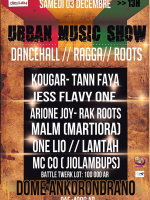 Urban music show avec Thiera Kougar‍, Tann Faya‍, Jess Flavy One‍, Arione Joy‍, Rak Roots‍, Malm Martiora‍, One Lio‍, Lam'Tah‍, Mcco‍ - Dome RTA‍