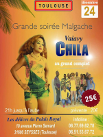 Vaiavy Chila‍ au grand complet - grande soirée malgache Les Délices du Palais Royal (Seysses - France)‍