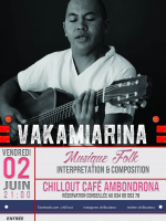 Vakamiarana‍ musique folk interpretation et composition - Chillout Café Ambondrona‍