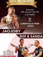 Valirombo bonne année 2017 avec Jaojoby‍ , Bim‍ & Sanda Ranaivosoa‍ - Libertalia Park Nosy-Be‍