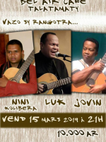 Vazo sy rangotra - Nini Kolibera‍ , Luk‍ , Jovin‍ - Bel Air Café Talatamaty‍