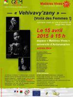 "Vehivavy izany" - Voila des femmes - Spectacle vivant à l'espace matières vives Univers