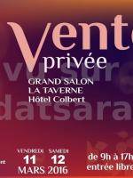 Vente privée au grand salon La taverne Hotel Colbert