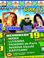 Wawa & Luyanna, Kapitsany, Marina & Paskero - 15è anniversaire Cour d'Appel Tamatave - Bateau Ivre