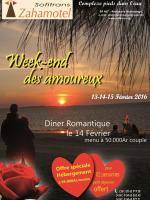 Week-end des amoureux Diner romantique  au Zahamotel